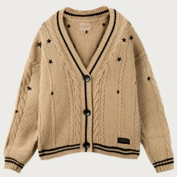 Taylor Swift Official Fearless Cardigan Gorgeous tan! New in Packaging - Picture 1 of 3
